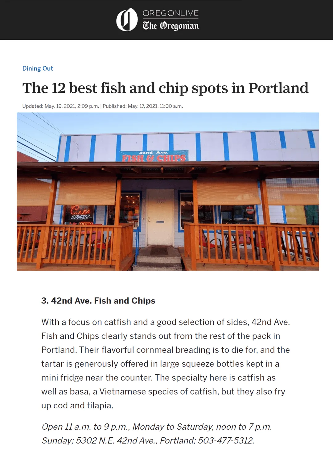 42nd Ave Fish and Chips